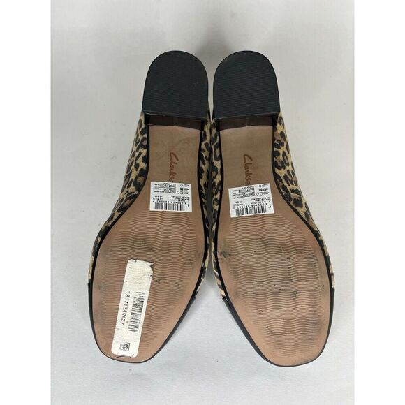 clarks collection womens shoes Pumps Heels Women Size 9M Animal Print - Picture 14 of 15